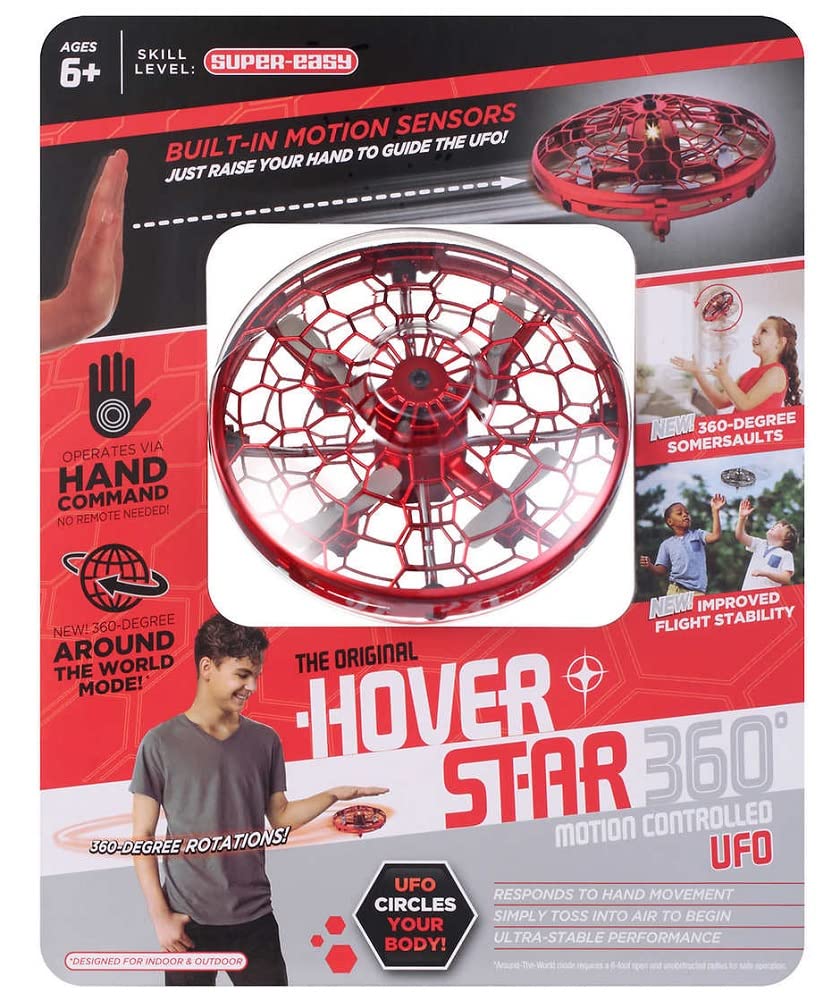 The Original Hover Star 360 Degrees Motion Controller UFO Red