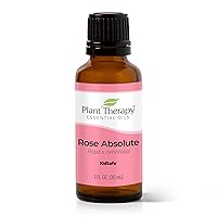 Rose Absolute Essential Oil 100% Pure, Undiluted, Natural Aromatherapy, Therapeutic Grade 30 mL (1 oz)