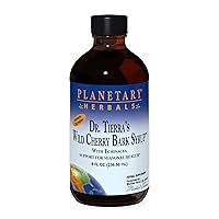 Planetary Herbals Old Indian Wild Cherry Bark Syrup, Heal Premium Hemp Oil Drops, 8 Fl Oz