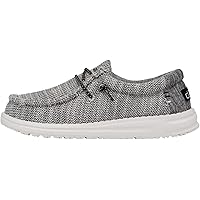 Hey Dude Men's Wally Sox | Men’s Shoes | Men's Lace Up Loafers | Comfortable & Light-Weight
