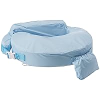 My Brest Friend Professional Nursing Pillow | Ergonomic Breastfeeding Pillows | Ideal for Lactation Consultants, NICUs & More | Breastfeeding Essentials | Handy Side Pocket & Easily Wipes Clean, Blue