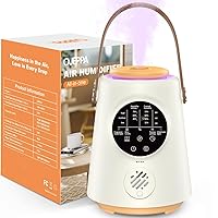 Humidifiers for Bedroom, 2.5L Ultrasonic Cool Mist Humidifiers for Baby Home Office Nursery & Plants, Top Fill Air Humidifier, Super Silent Sleep Mode，Auto Shut-Off (Smart Humidity Setting)