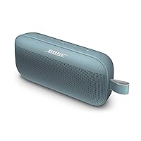 SoundLink Flex Bluetooth Speaker, Portable Speaker with Microphone, Wireless Waterproof Speaker for Travel, Outdoor and Pool Use, Stone Blue