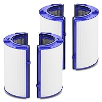 360 Combi H13 HEPA + Carbon Replacement Air Purifier Fan Filter Compatible with Dyson HP04 HP06 HP07 HP09 HP10 HP4B TP4A TP7A TP04 TP06 TP07 TP09 TP10 PH01 PH02 PH03 PH04 PH3A 970341-01 2-Pack