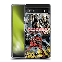 Head Case Designs Officially Licensed Iron Maiden The Number of The Beast Graphics Soft Gel Case Compatible with Google Pixel 6a