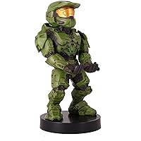 Exquisite Gaming: Halo: Master Chief - Mobile Phone & Gaming Controller Holder, Device Stand, Cable Guys, Xbox Licensed Figure, Green