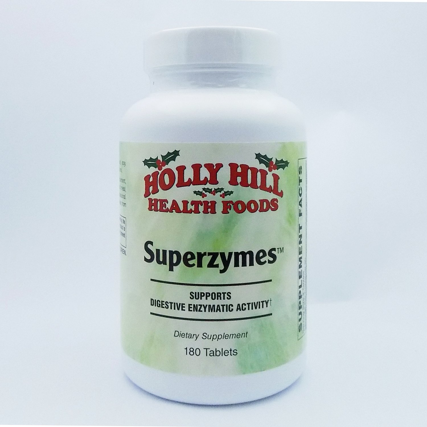 Holly Hill Health Foods, Superzymes, 180 Tablets