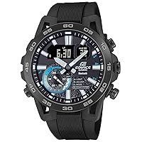 Casio Men's Analogue-Digital Quartz Watch with Plastic Strap ECB-40PB-1AEF