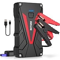  UTRAI Portable Car Jump Starter,1000A Peak 13800mAh Car Battery  Jump Starter Pack JS-Mini （Up to 7.5L Gas and 5.5L Diesel Engine）,12V Auto  Battery Booster,Lithium Jump Box with LED Light/USB QC3.0 