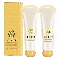Honey Tearing Mask, NEW Peel off Face Mask for Face Oil Control Blackhead Remover Off Dead Skin Clean Pores Shrink, For All Skin Types Women (2PCS)