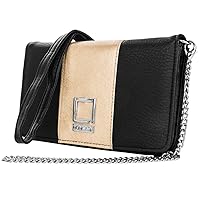 Women's Universal Purse Bag PU Leather Premium Handbag Clutch Tote Purse with Two Straps