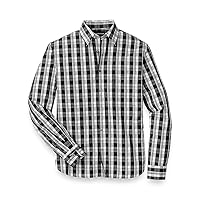 Paul Fredrick Men's Classic Fit Cotton Plaid Casual Shirt