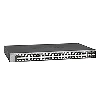 48-Port Gigabit Ethernet Smart Switch (GS748T) - Managed, with 2 x 1G SFP and 2 x 1G Combo, Desktop or Rackmount, and Limited Lifetime Protection