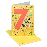 American Greetings 7th Birthday Card (Lucky to Know You)