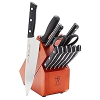 HENCKELS Dynamic Razor-Sharp 12-Piece Knife Set, Chef Knife, Bread Knife, Steak Knife, German Engineered Informed by 100+ Years of Mastery, Cherry