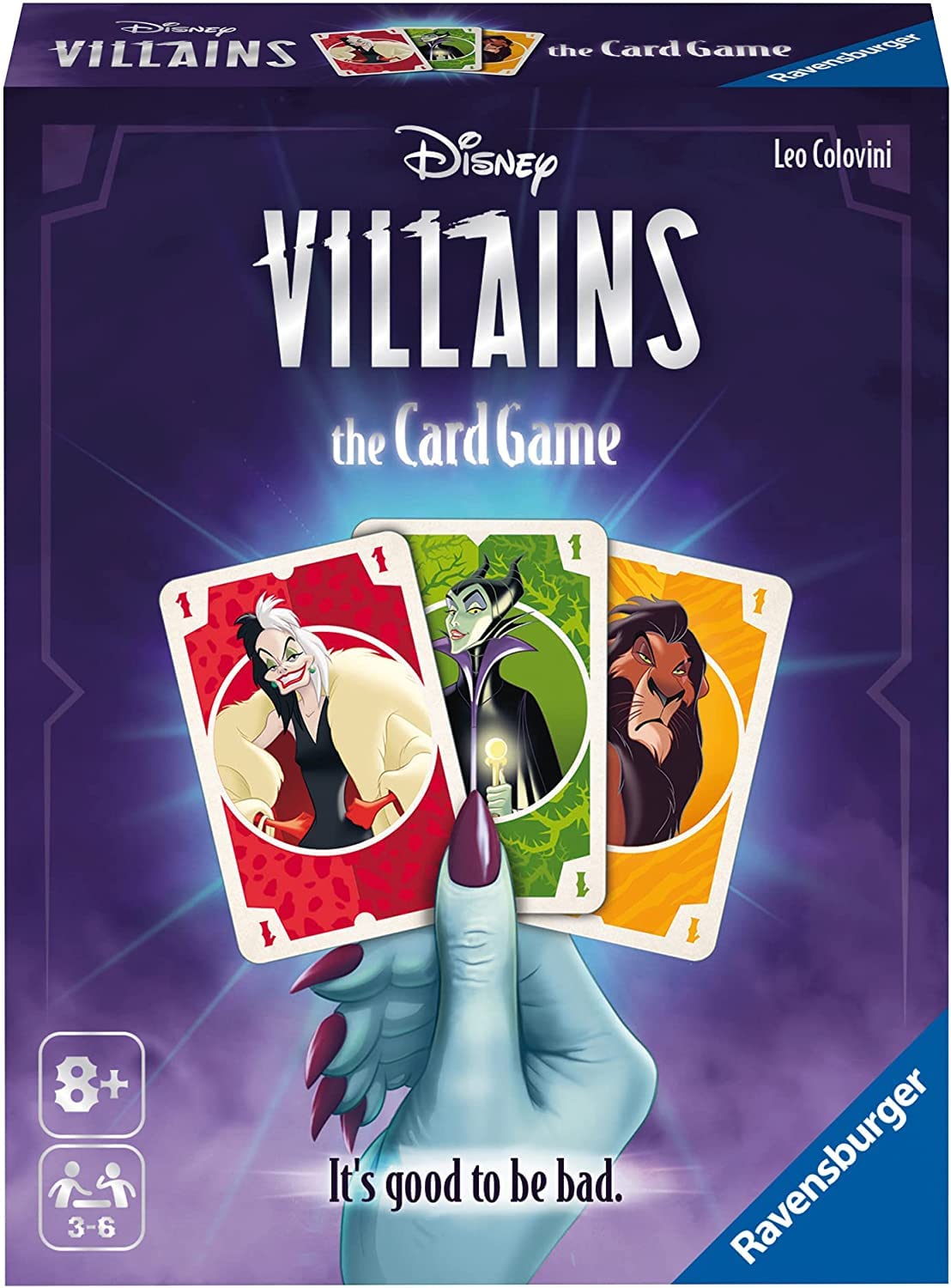 Ravensburger Disney Villains The Card Game – A Wickedly Fun Card Game for Boys and Girls Ages 8 and Up