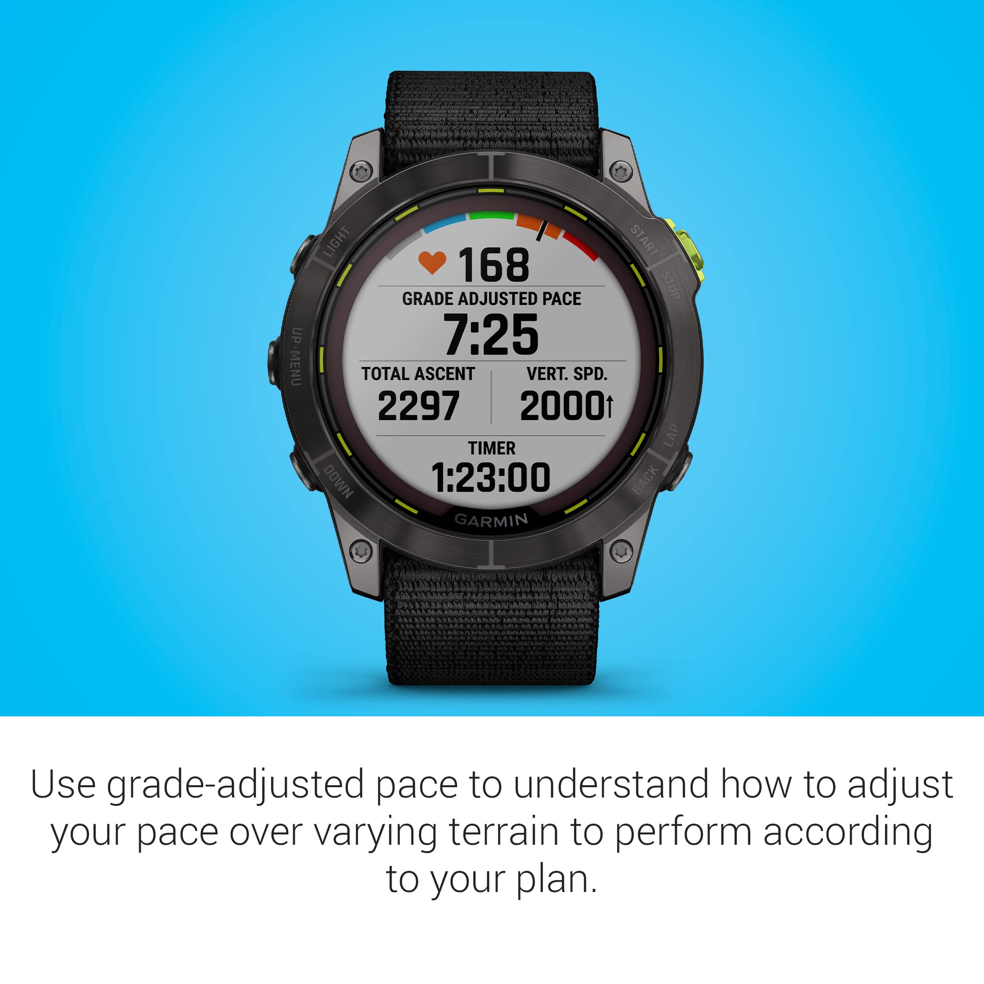Garmin Enduro™ 2 – Ultraperformance Watch, Long-Lasting GPS Battery Life, Solar Charging, Preloaded Maps