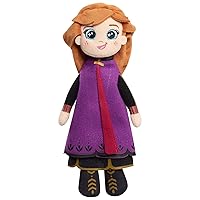 Disney Frozen Talking 9.5-inch Small Plush Anna, Officially Licensed Kids Toys for Ages 3 Up by Just Play