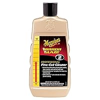 Meguiar's Professional Fine-Cut Cleaner M0216 - Pro Mild Abrasive Polish to Remove Light Scratches, Swirls, Water Spots and Stains - Remove Defects and Restore Shine with Diminishing Abrasives, 16 Oz