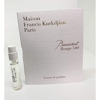 Maison Francis Kurkdjian Baccarat Rouge 540 EXTRAIT de Parfum Vial Sample Spray 2ml/ 0.06oz New