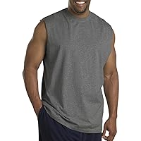 Harbor Bay by DXL Big and Tall Moisture-Wicking Muscle T-Shirt