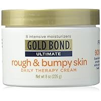 Gold Bond Ultimate Rough & Bumpy Skin Daily Therapy Cream, 8 Ounce Jar (Pack of 3)