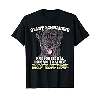 Giant Schnauzer Uncropped Professional Human Trainer T-Shirt