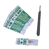 SURGICAL ONLINE Tactical Black - 10 Scalpel Blades #10 Includes #3 Metal Handle Suitable for Dermaplaning and Crafts