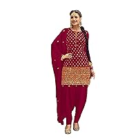 Women's Wear Beautiful Designer Heavy Sequence Work Stitched Punjabi Dhoti Patiyala Suits