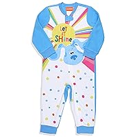 INTIMO Nickelodeon Toddler Boys' Blue's Clues Union Suit Footless Sleep Pajama