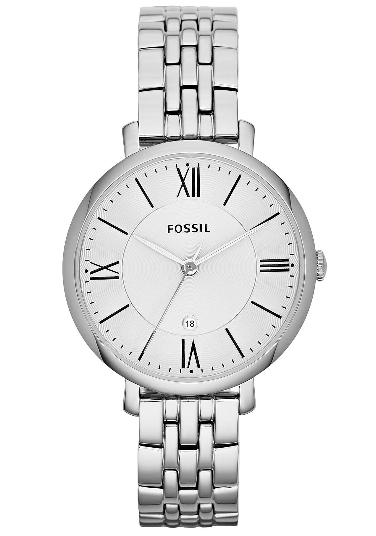 Fossil Jacqueline Women's Watch with Stainless Steel or Leather Band, Analog Watch Display