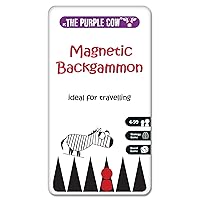 Magnetic Travel Backgammon Game for Kids & Adults. Game for 2 Players. Hours of Fun, from 4 to 99 Years