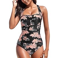 Cute Swimsuits for Girls 12-14 Red Swimsuit Women Sexy Black One Piece Bathing Suit