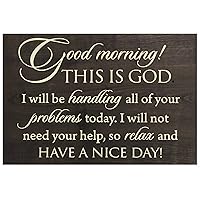 Fprqlyze Wood Sign - Good Morning, This is God