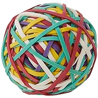U Brands Ball Of Rubber Bands, Assorted Colors