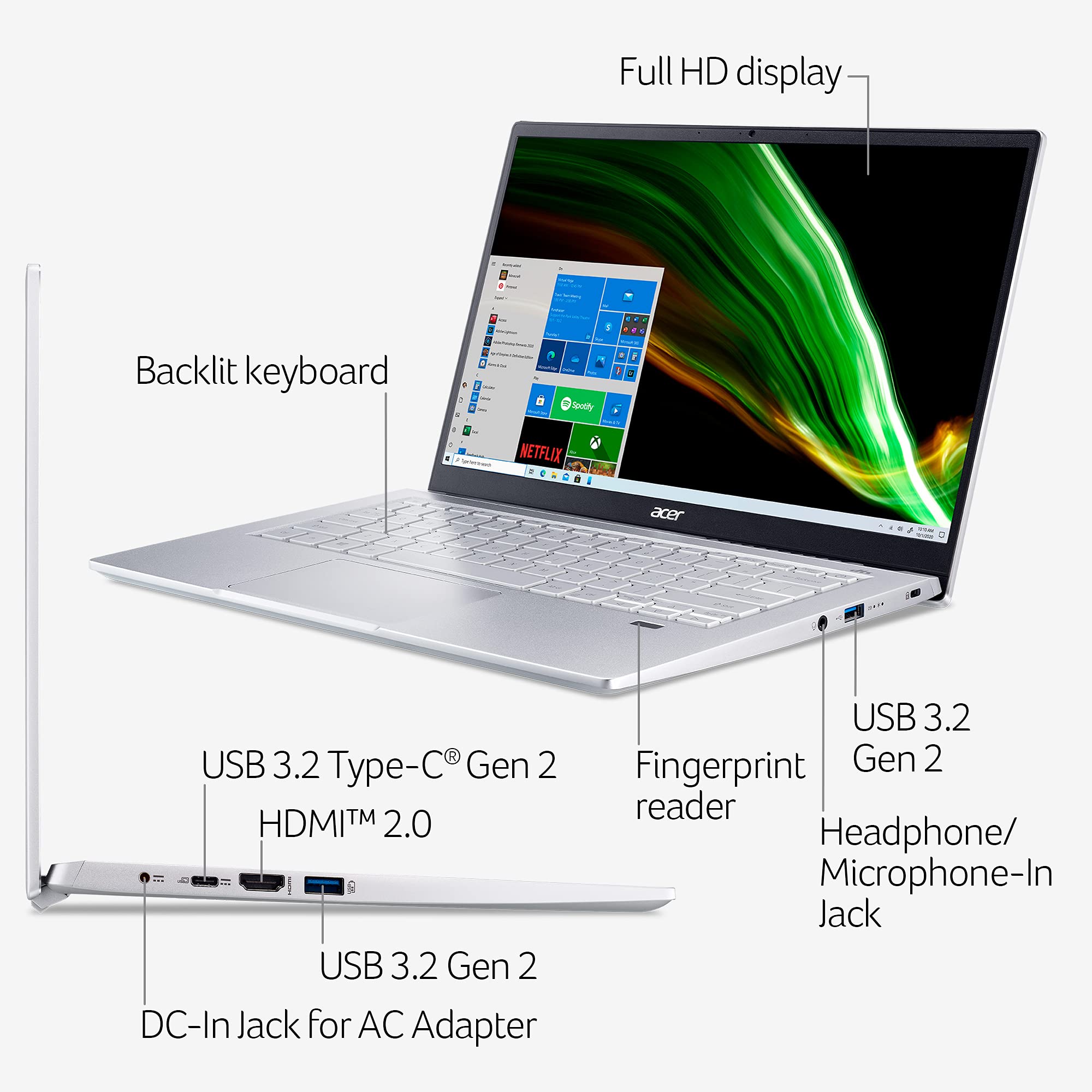 Acer Swift 3 Thin & Light Laptop | 14