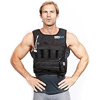 RUNmax 20LBS - 150LBS Adjustable Weighted Vest Wtih Shoulder Pads Option for Men and Women
