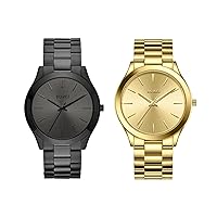 BUREI Nice Minimalist Watches for Men Dress Wrist Watch Stainless Steel Imported Watch for Men