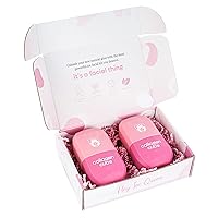 Lady Pink Bundle | Ice Roller For Face Eyes and Neck To Brighten Skin & Enhance Your Natural Glow/Reusable Facial Treatment to Tighten & Tone Skin & De-Puff Face (Lady Pink)
