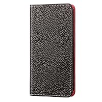 Wallet Case for Samsung Galaxy S24 Ultra S24 Plus S24 Luxury Flip Genuine Leather Case with Card Holder for Women Men Magnetic Closure Folio Stand Phone Cover (Black,forS24Ultra)