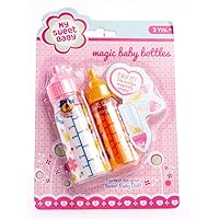 Toysmith My Sweet Baby, Magic Baby Bottle Set, Two Bottles, For Boys & Girls Age 3+