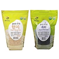 McCabe Organic Rice Duo: Nutrient-Rich Black and Brown Rice - Certified Organic, Gluten-Free, and Packed in the USA