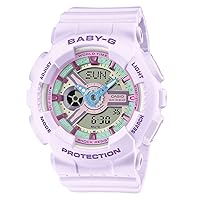 Casio Baby-G Women's BA110XPM-6A Lavender Analog-Digital Watch