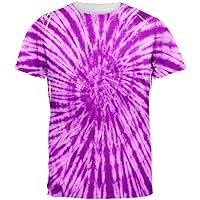 Old Glory Purple Tie Dye All Over Adult T-Shirt - 2X-Large