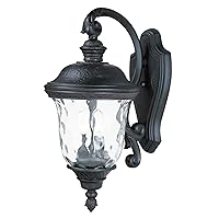 Lighting 3496WGOB I Carriage House Collection 20 Inch Two-Light Outdoor Wall Lantern I Oriental Bronze Finish I Die Cast Aluminum Housing I Traditional Style Light Fixture I