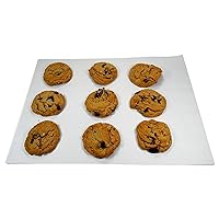 Parchment Paper Sheets For Non-Stick Cooking and Baking, Greaseproof Paper Liners for Cookie Sheets, Cake Pans, Air Fryer and Microwave Safe, White, 12 x 16 inches, 25pcs, Pack of 1