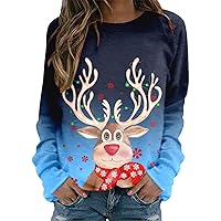Merry Christmas Sweatshirt for Women Christmas Gnome Sweatshirts Xmas Holiday Long Sleeve Crewneck Pullover Tee Tops