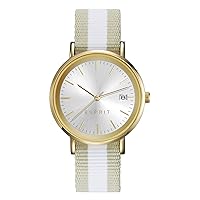 Esprit Damen Analog Quarz Uhr mit Nylon Armband ES108362002