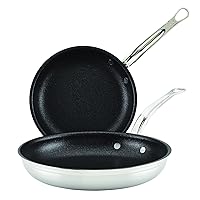 Thomas Keller Insignia by Hestan - Stainless Steel Frying Pan Set with TITUM Nonstick System, Induction Cooktop Compatible, Made without PFOAs (8.5