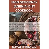 Iron Deficiency (Anemia) Diet Cookbook: Easy and Delicious, Iron-Rich Recipes & 21-Day Meal Plan for a Sustainable Healthy Life! Iron Deficiency (Anemia) Diet Cookbook: Easy and Delicious, Iron-Rich Recipes & 21-Day Meal Plan for a Sustainable Healthy Life! Kindle Paperback